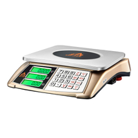 RJ-5026-6 30Kg Electronic Price Computing Scale Golden Color Double Display