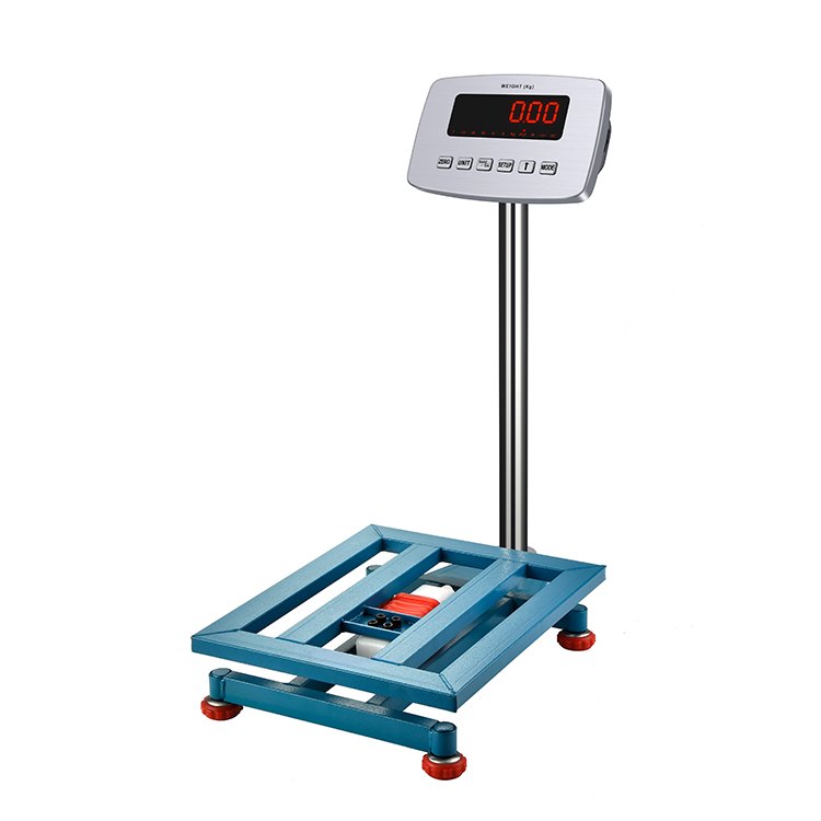 RJ-8006-5B Upright Tube Stainless Iron Price Computing Function Platform Scale LED/LCD 150/300kg 