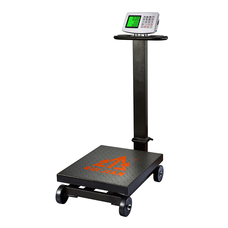 RJ-7001H Folding Tube Stainless Iron Price Computing&Counting Platform Scale with Wheels 300/600kg