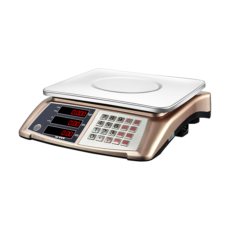 RJ-5025-6 30Kg Electronic Price Computing Scale Golden Color Double Display