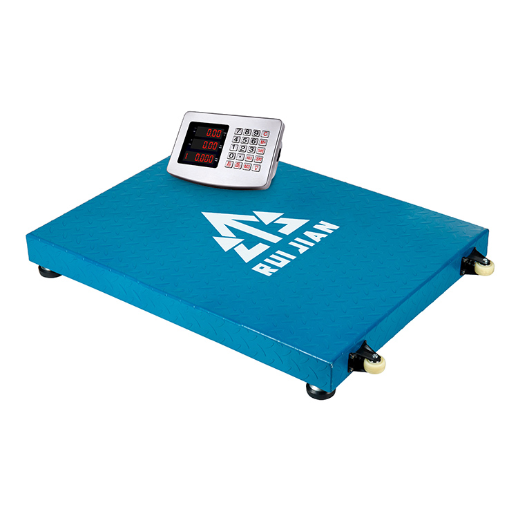 RJ-9002L 4 load cells Wireless Stainless Iron Weighing platform scale 1000kg 60*80/80*80