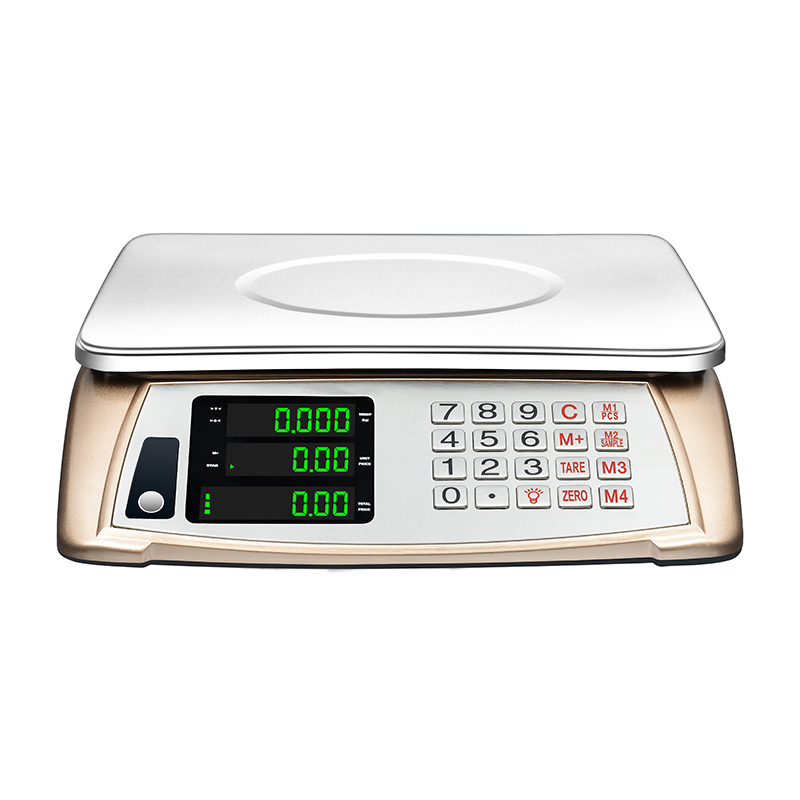 RJ-5025-7 30Kg Electronic Price Computing Scale Golden Color Double Display