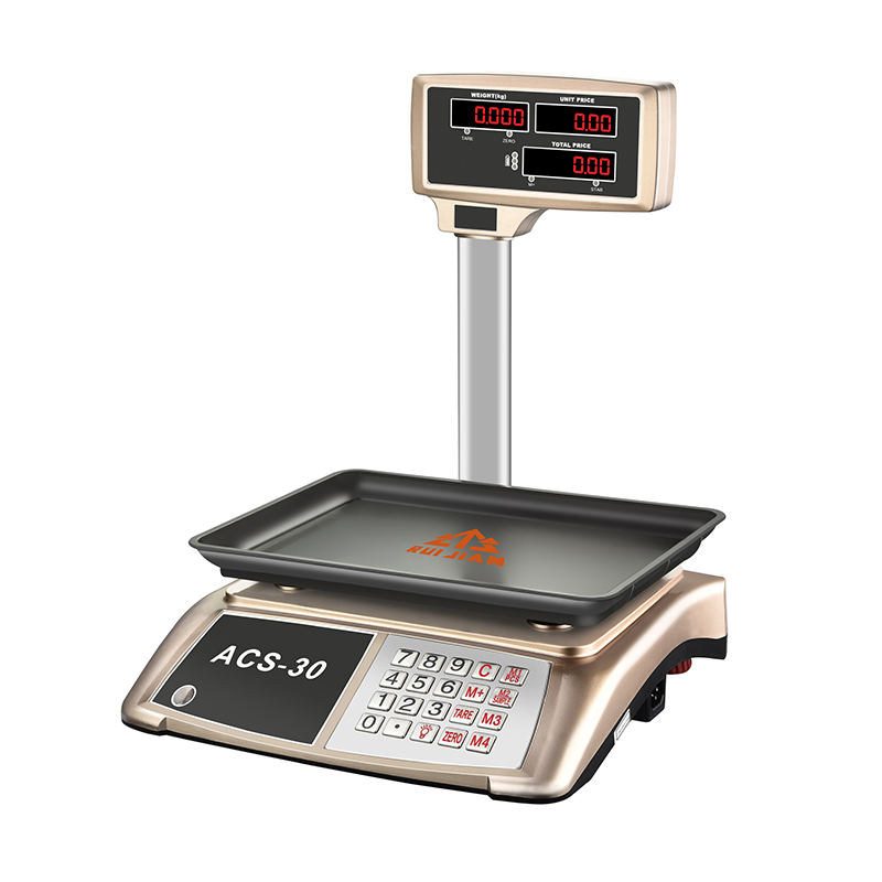 RJ-5025-6B 30Kg Electronic Price Computing Scale Heighten Double Display