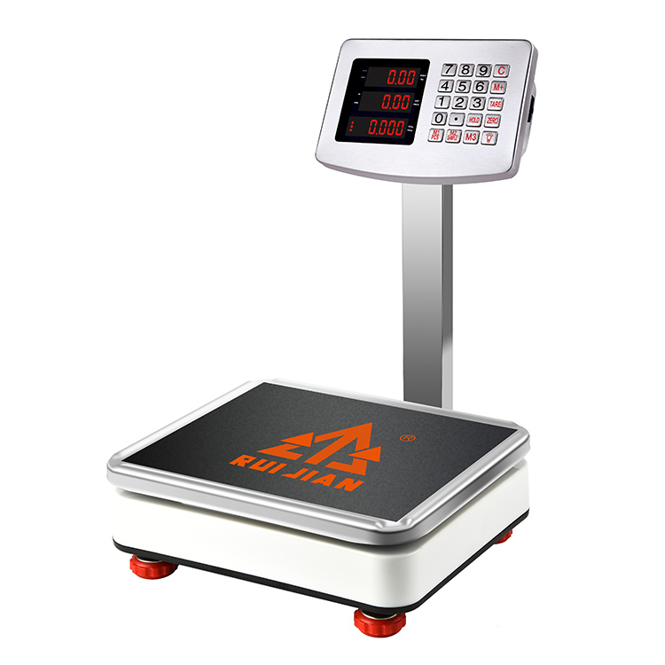 RJ-8008-2 Stainless Steel Weighing platform scale 60kg Fully Sealed Plastic Basement